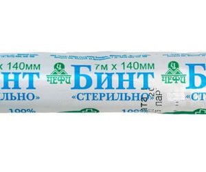Бинт марлевый медицинский стерильный (7м x 140мм)