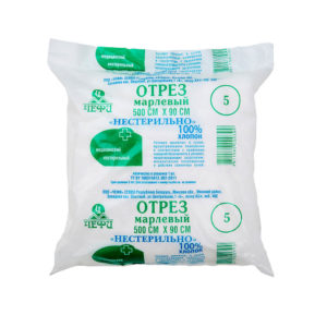 Отрез марлевый медицинские нестерильные (500x90 см) - ЧЕФИ